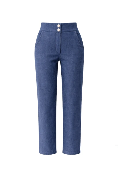 Spodnie Cygaretki NOAH denim - Niebieski M