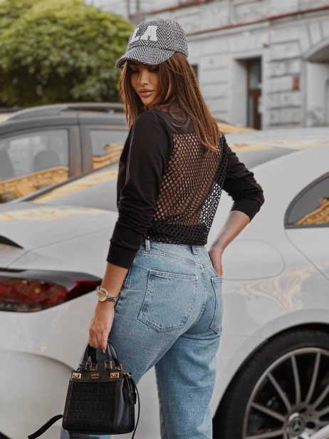 Bluzka LADY z siatką na plecach