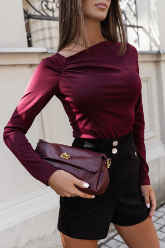 Bluzka THEA - Bordo XS/S