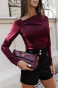 Bluzka THEA - Bordo XS/S