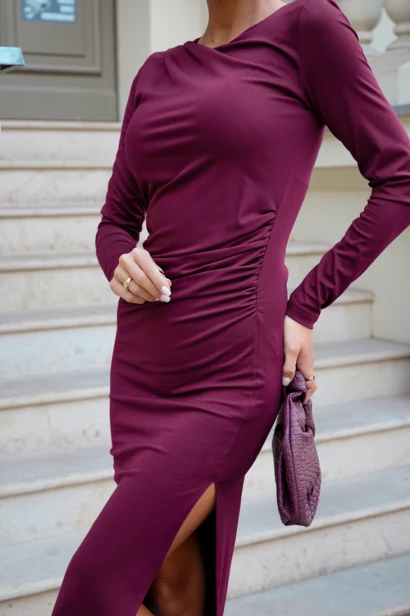 Sukienka DHALIA - Bordo XS/S