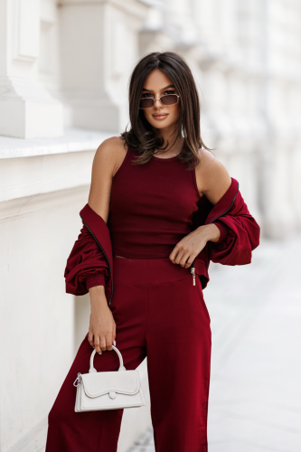 Komplet MAVIA - Bordo XS/S