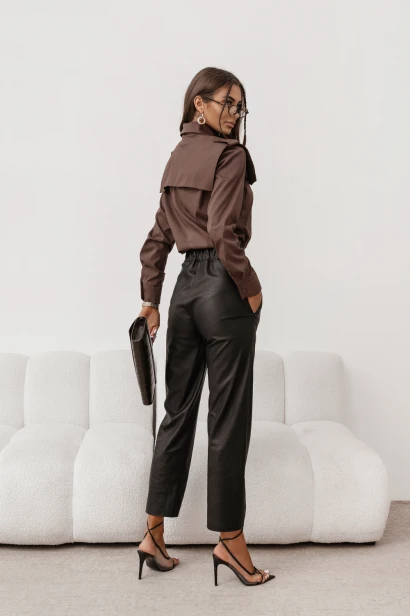 Koszula MILO - Brąz L